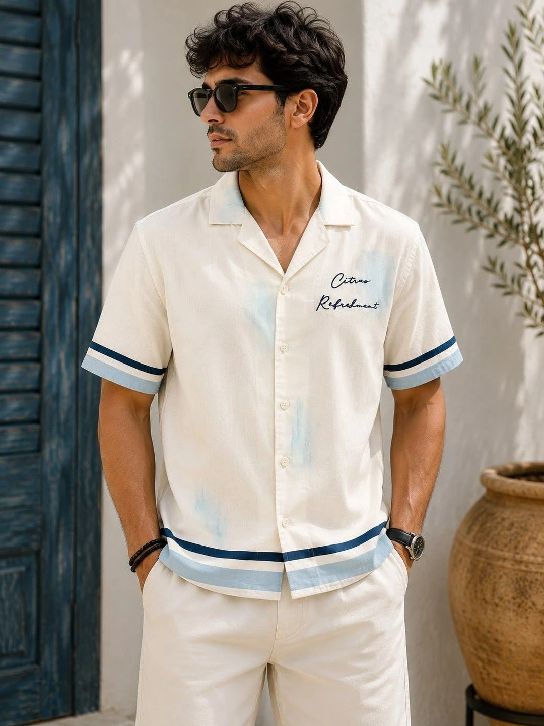 MADMOJO Men Relaxed Printed Casual Shirt