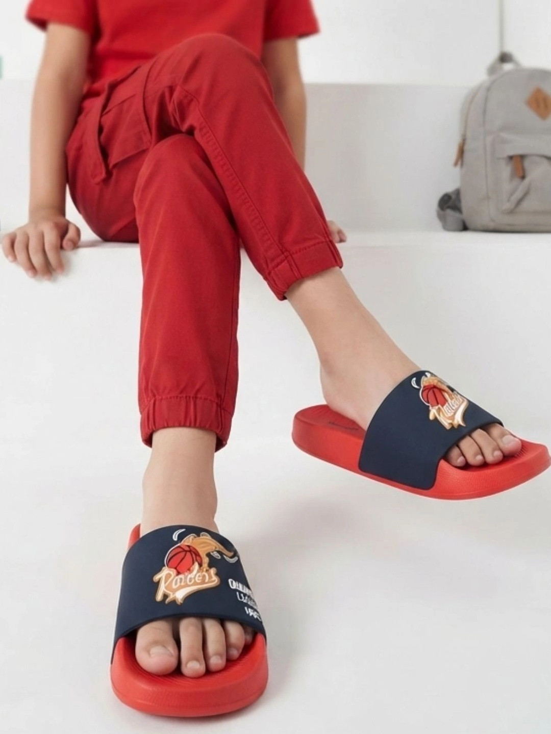 GLISSERS Boys Self Design Sliders