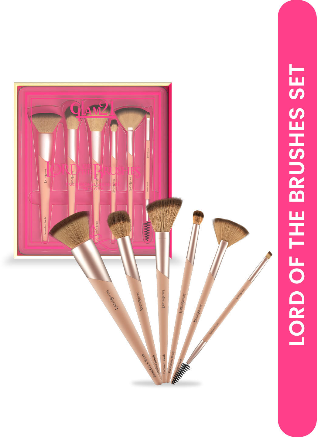 GLAM21 Set Of 6 Lord Of The Brush Set