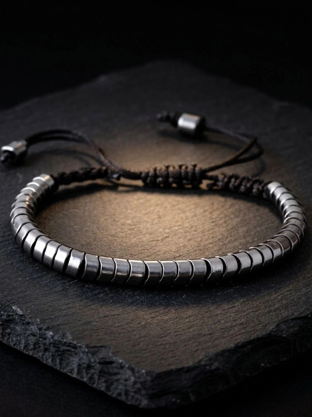 Murliwala Unisex Rhodium-Plated Bracelet