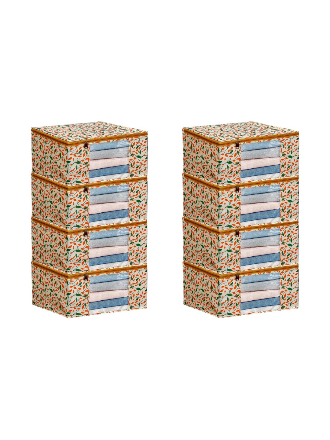 AARON INC Orange Set of 6 Reusable Multi-Utility Organisers
