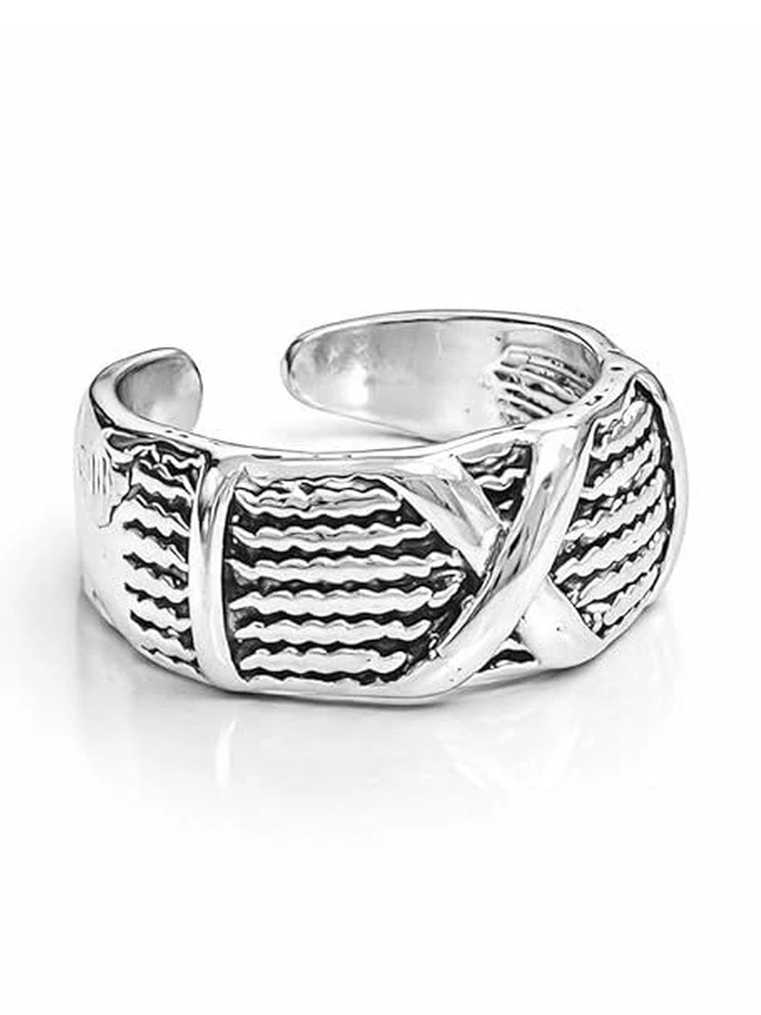 Roadster Men Oxidised Finger Ring