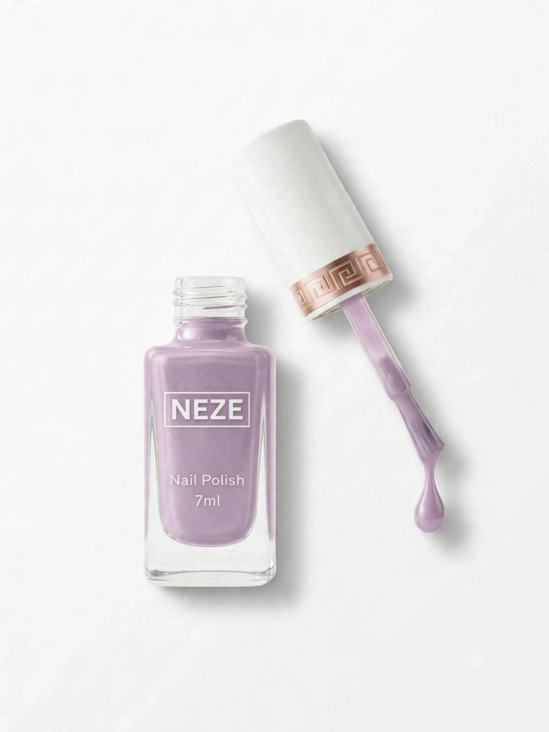 Neze Chip Resistant Nail Polish - 7 ml - Mauve Purple