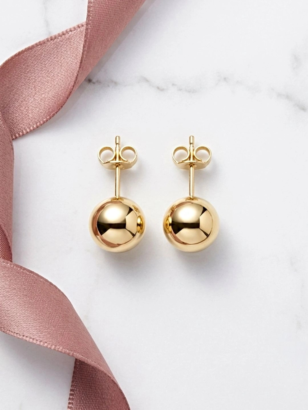 Proplady Gold-Plated Star Shaped German Silver Studs