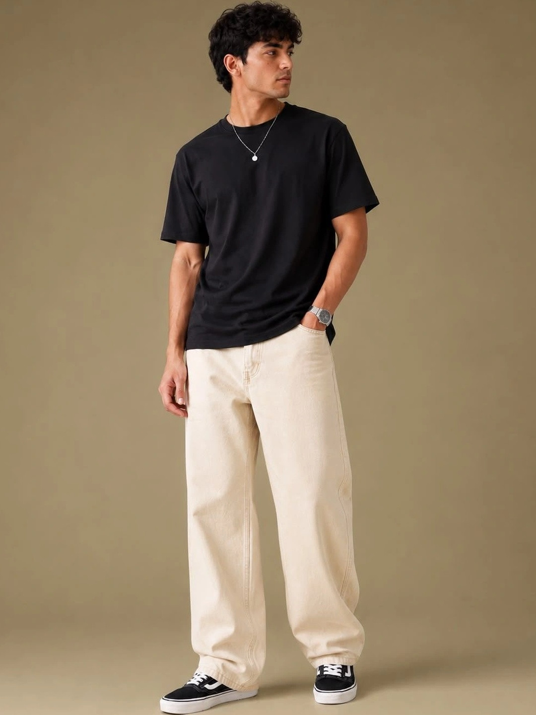 Tini Huggs Men Mid-Rise Jeans