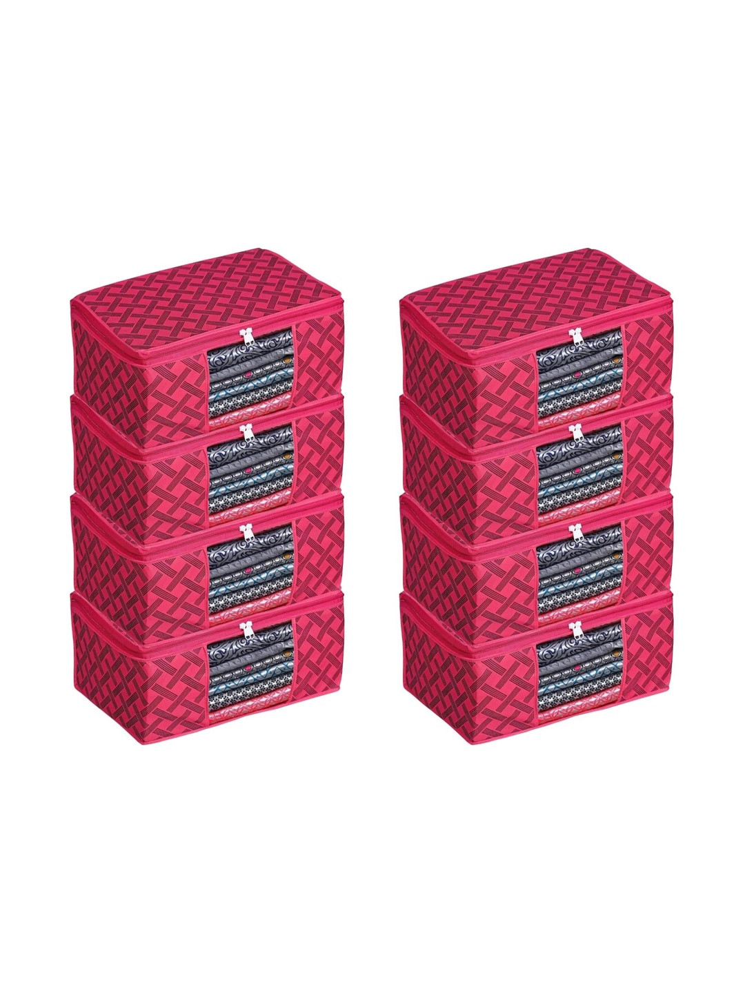 AARON INC Red Set of 6 Reusable Multi-Utility Organisers