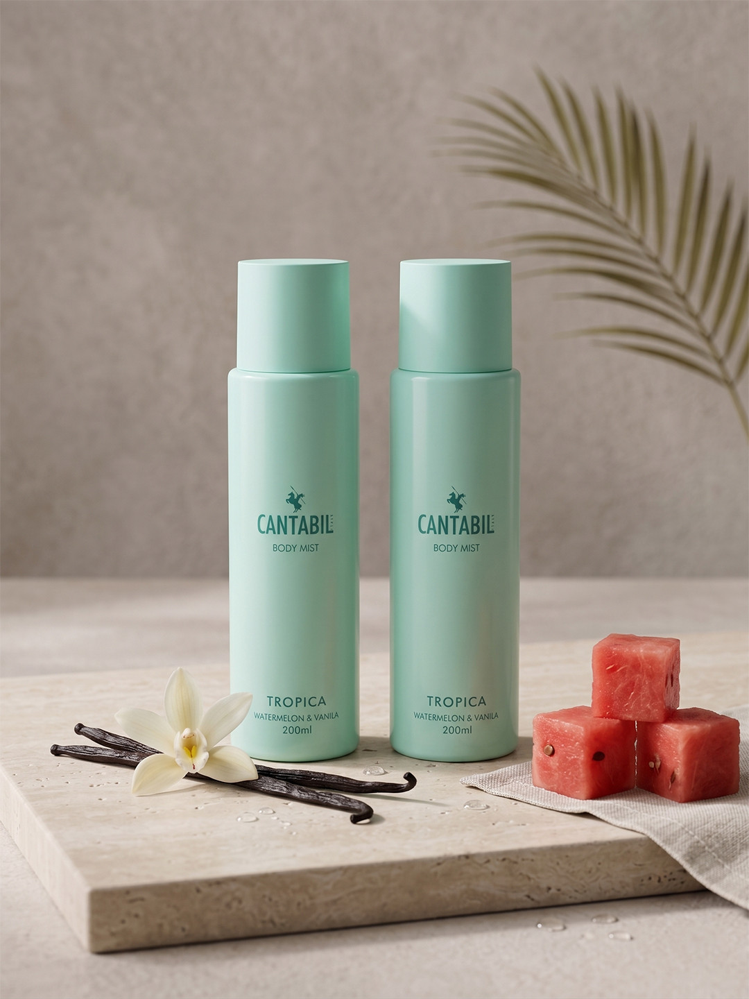Cantabil Set of 2 Tropica Watermelon & Vanilla Body Mist - 200ml Each