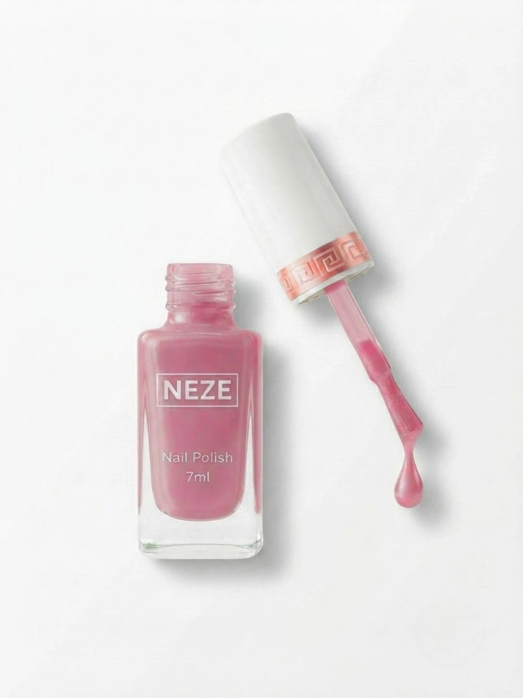 Neze Chip Resistant Nail Polish - 7 ml - Nude Rose Pink