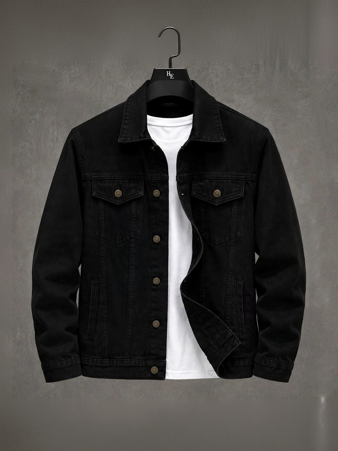 LINARIA Men Outdoor Denim Jacket