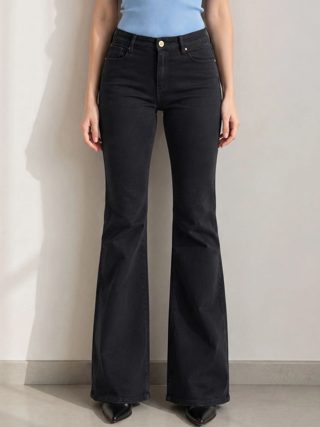 VARNI ENTERPRISE Women Jean Bootcut High-Rise Stretchable Jeans
