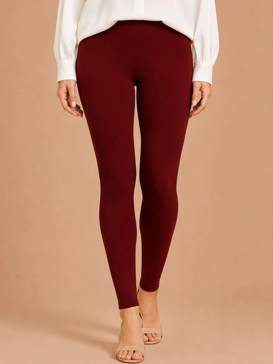 Aviska Cotton Ankle Length Leggings