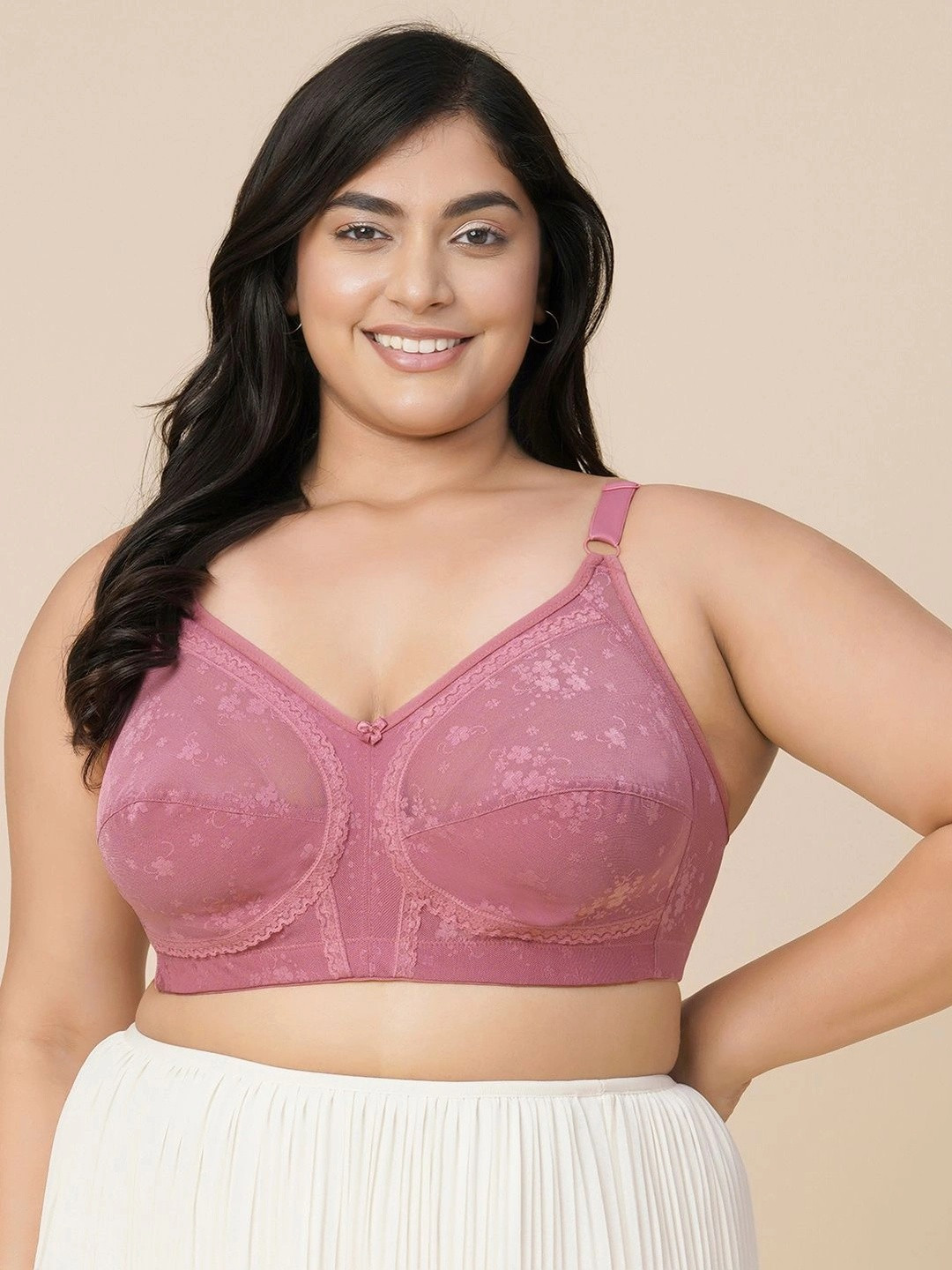 GROVERSONS Paris Beauty Floral Bra Full Coverage