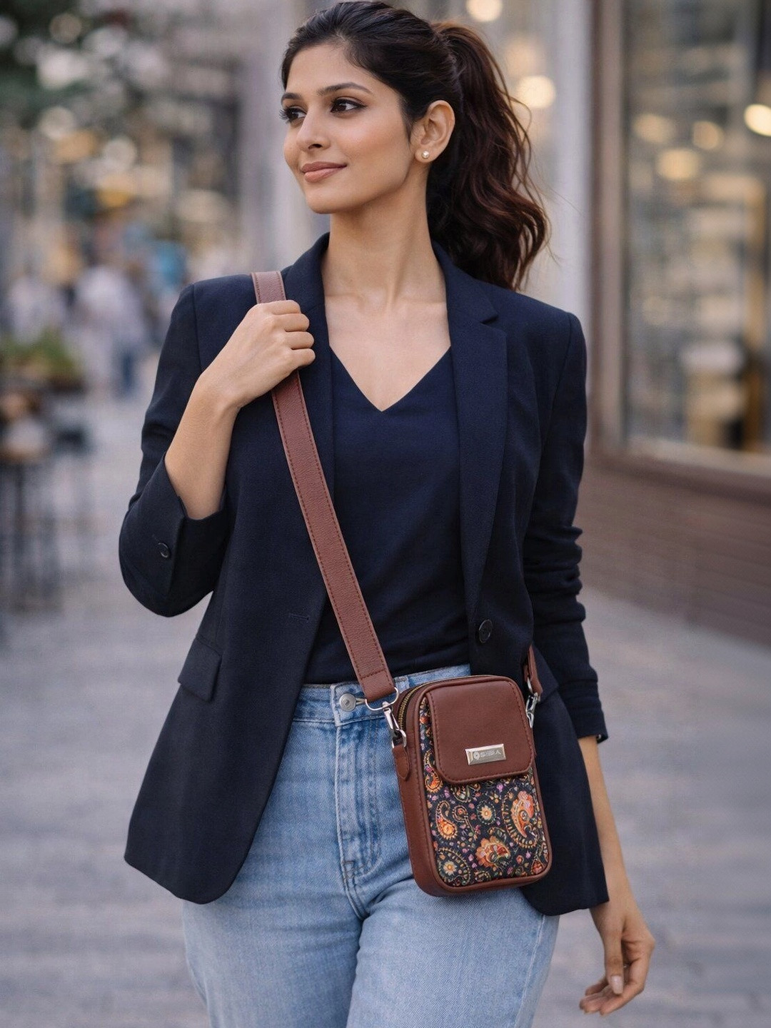 Sibia Bags Floral Printed Sling Bag