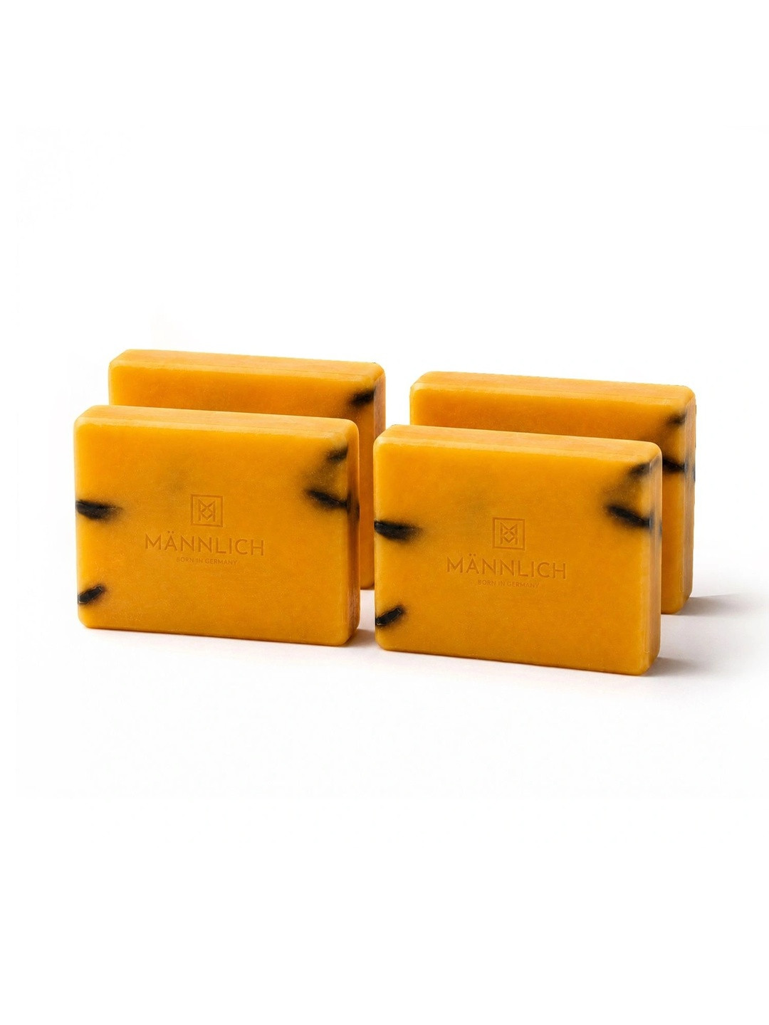 Mannlich Set Of 4 Detan Brightening Exfoliating Bar With Niacinamide - 75 g Each
