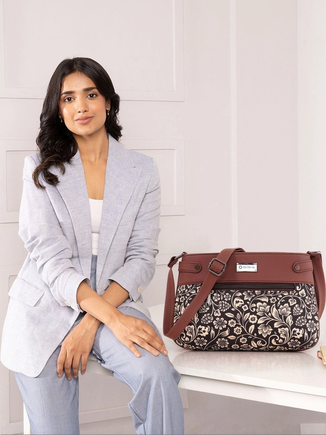 Sibia Bags Kashmiri Kashidakari Galaxy Sling Bag