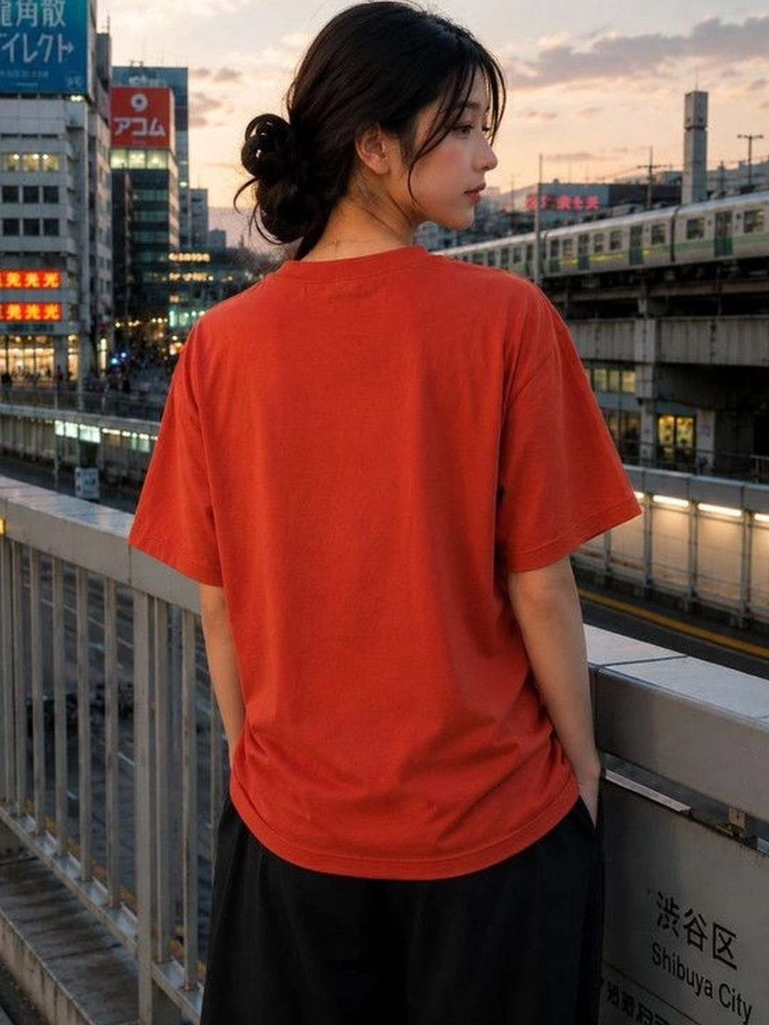 9TUNKI Women Pure Cotton T-shirt