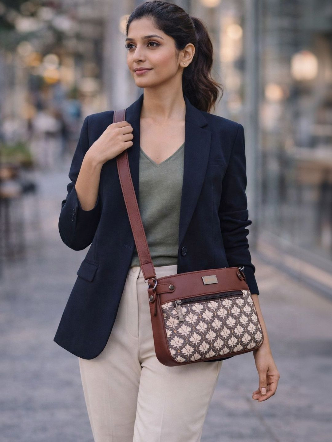 Sibia Bagru Bindi Galaxy Sling Bag