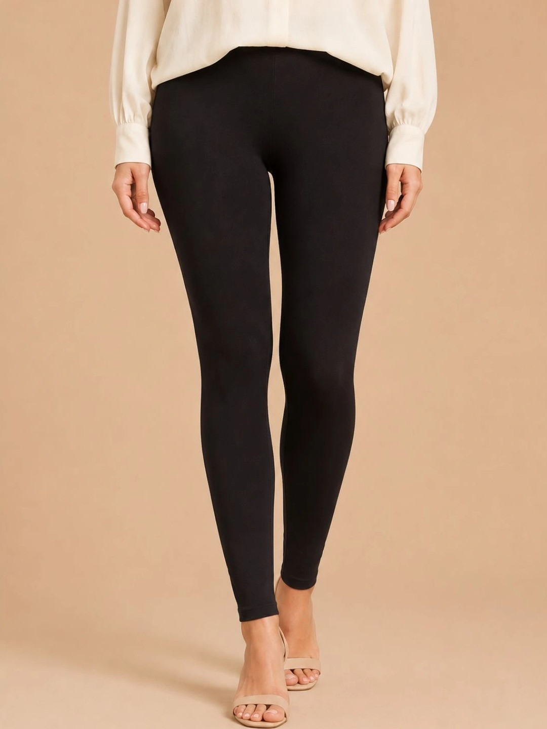 Aviska Cotton Ankle Length Leggings