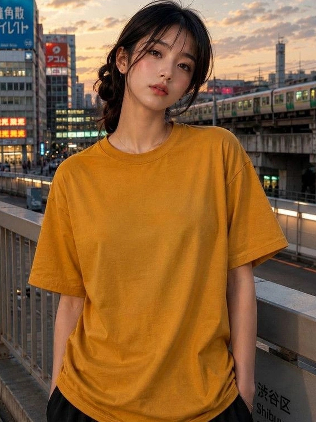 9TUNKI Women Pure Cotton T-shirt