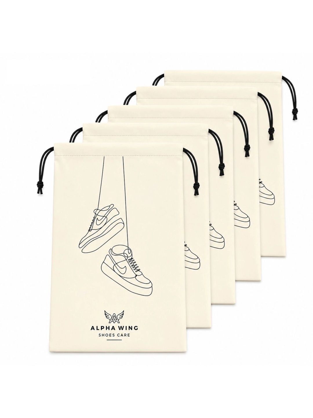 ADOREX Yellow Set of 6 Water Resistant Shoes Organiser Organisers