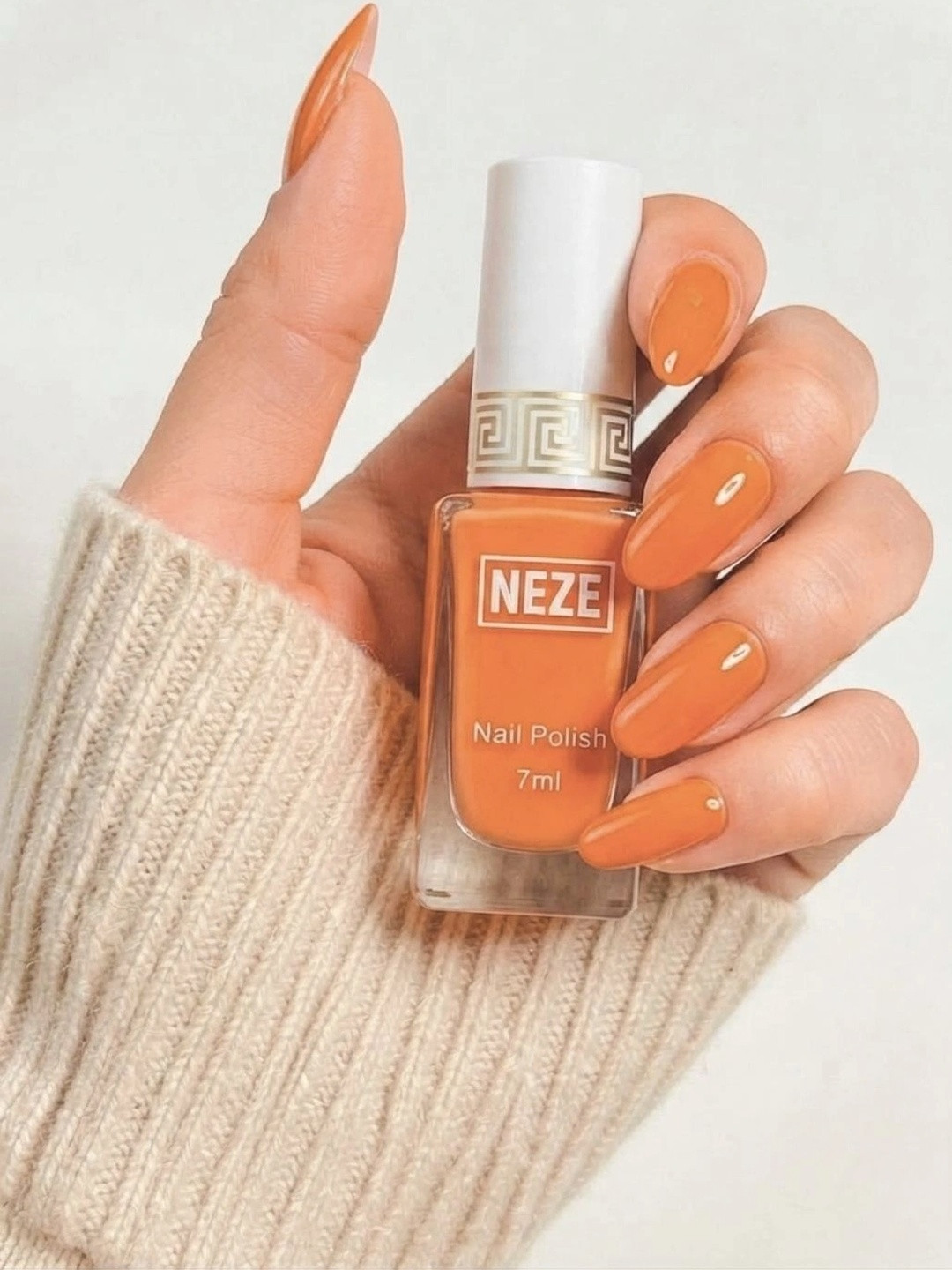 Neze High Shine Nail Polish - 7 ml - Orange-24