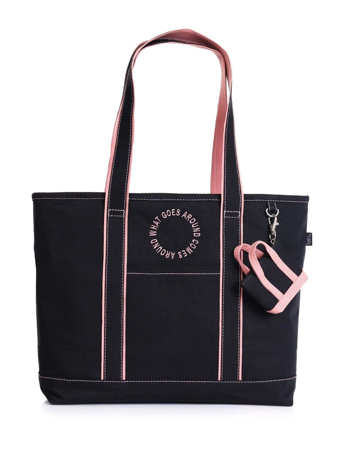 TSANTA Textured Up to 16 inch Structured Tote Bag