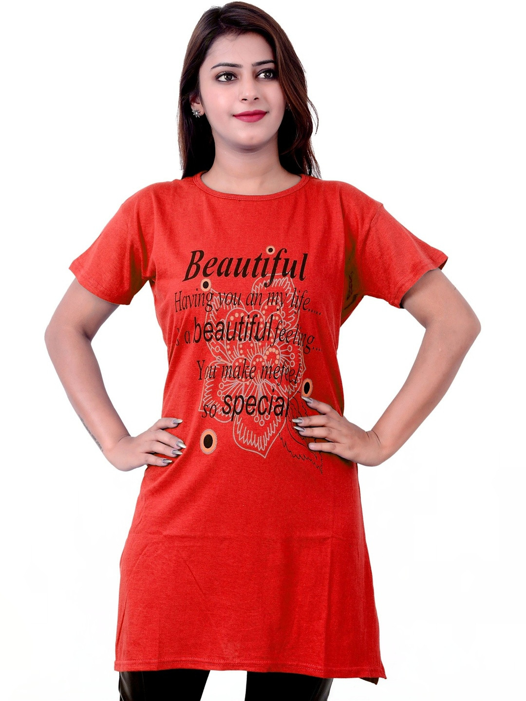 DDASPRATION Women Typography Printed T-shirt