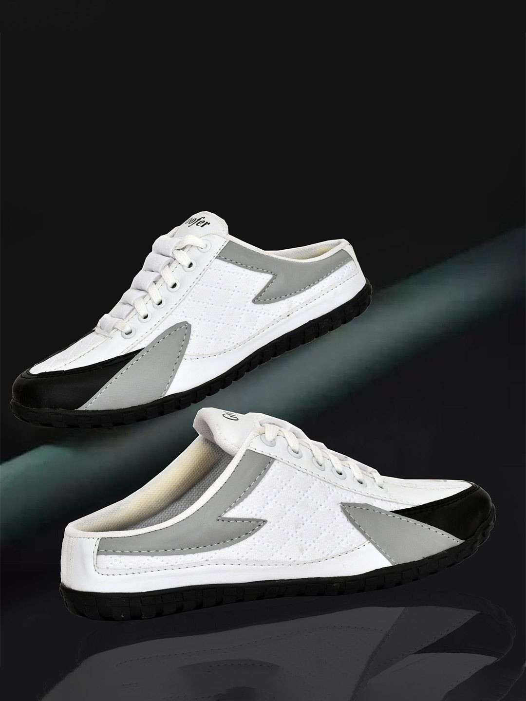 Groofer Men Canvas Shoe-Style Sandals