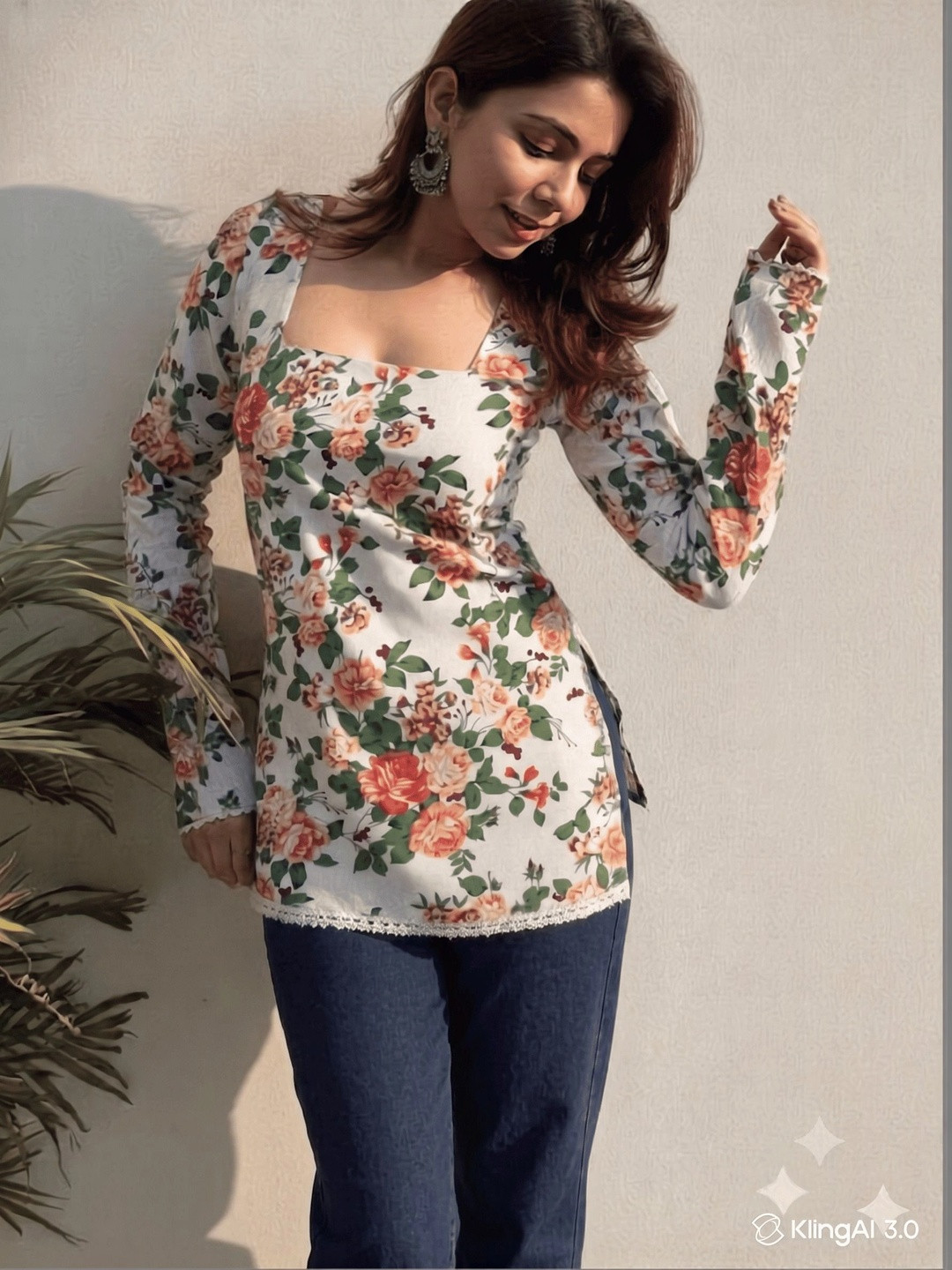 Shedika Women Floral Printed Floral Kurta