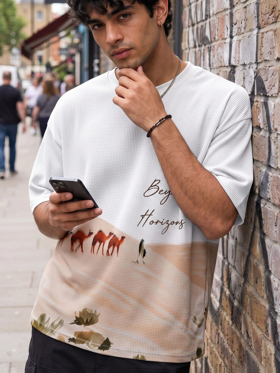 Tshirts Buddy Men Graphic Printed Oversized T-shirt