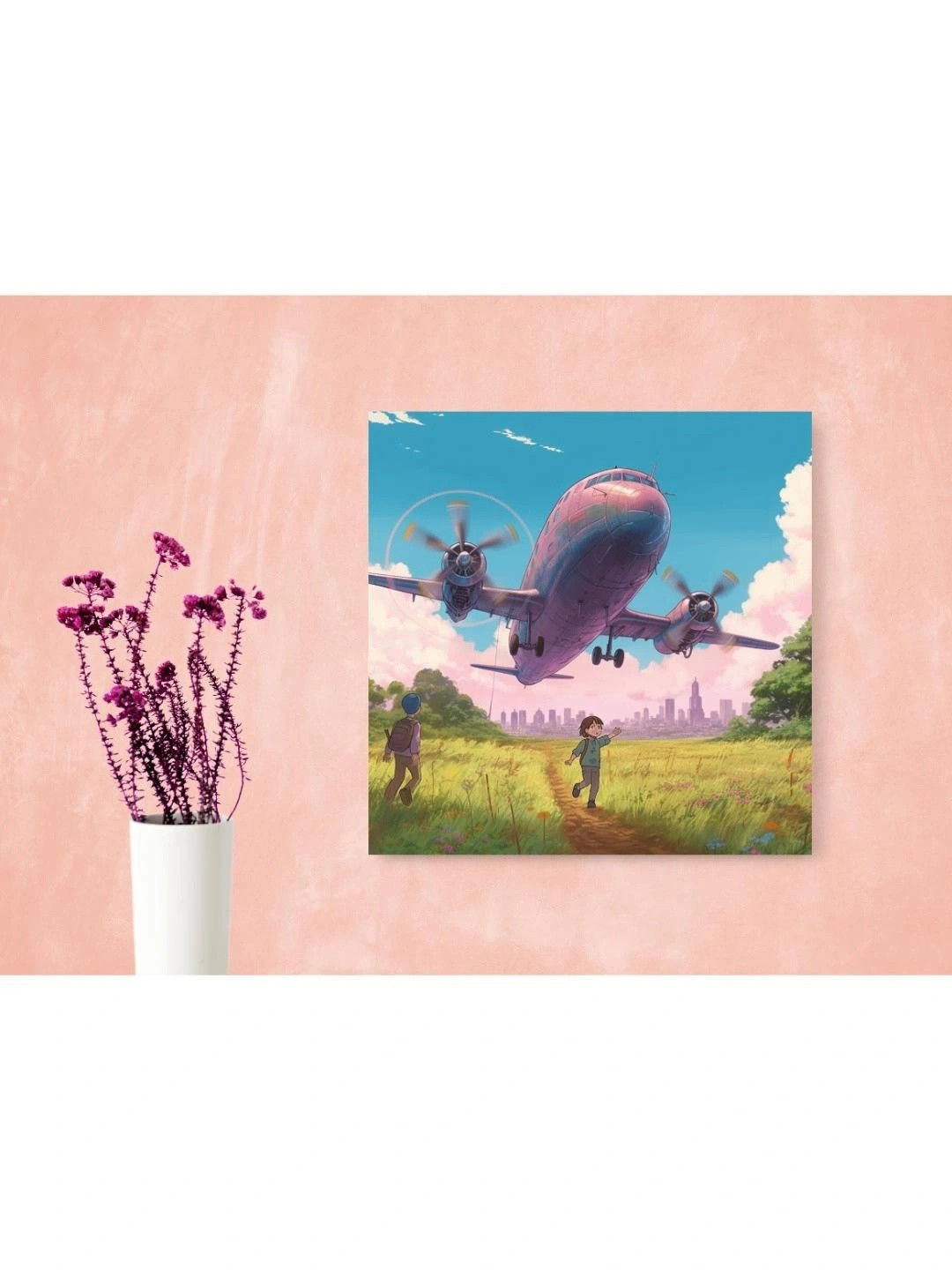 ARTOLIC Green Printed Self Adhesive Wall Stickers