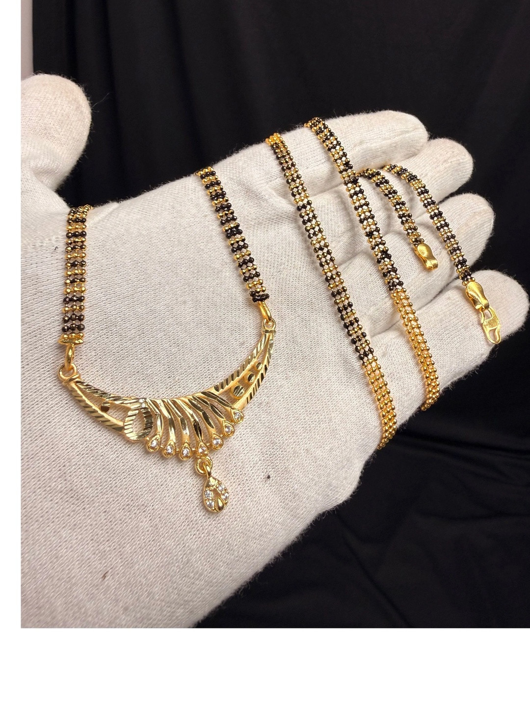 Anshenterpris Gold-Plated Mangalsutra