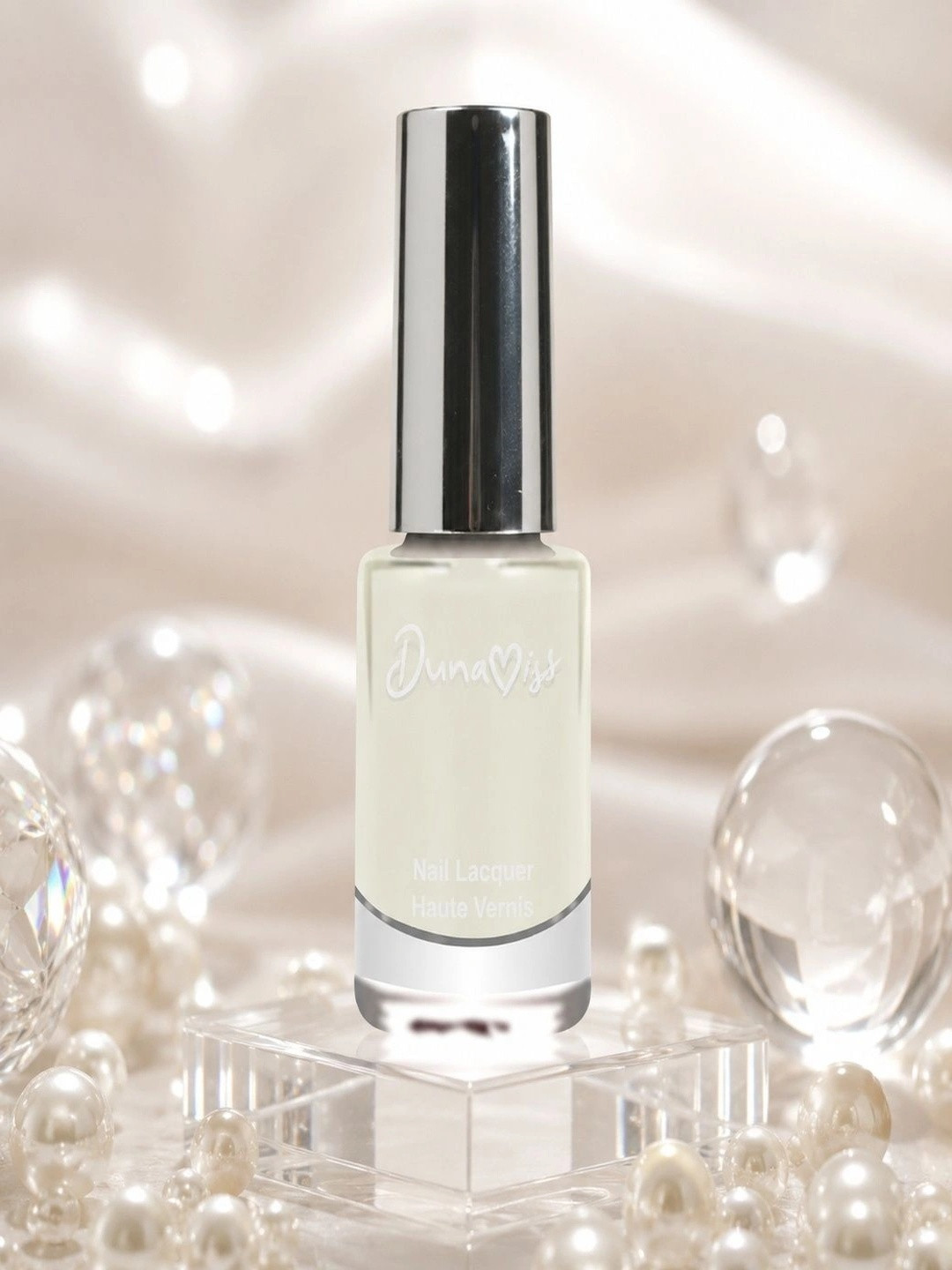Dunamiss Cosmetics Long Lasting Vitamin E Nail Lacquer Pearl Glow Shimmer Finish 6 ml
