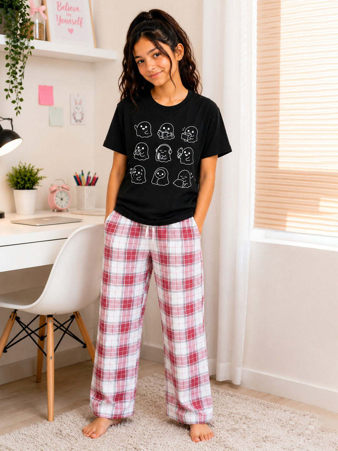 Ninos Dreams Girls Printed Night suit