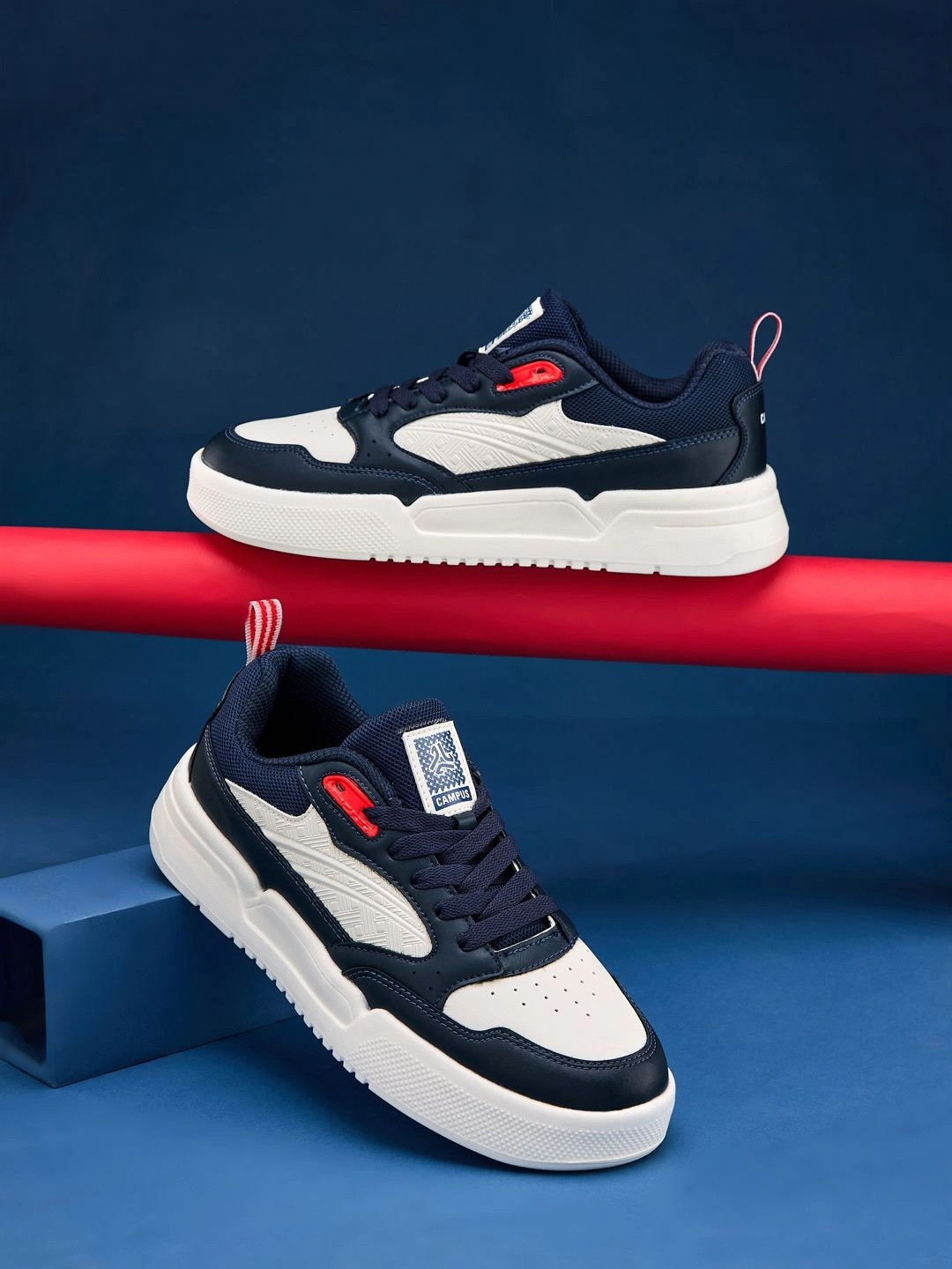 Campus Men Colourblocked Sneakers