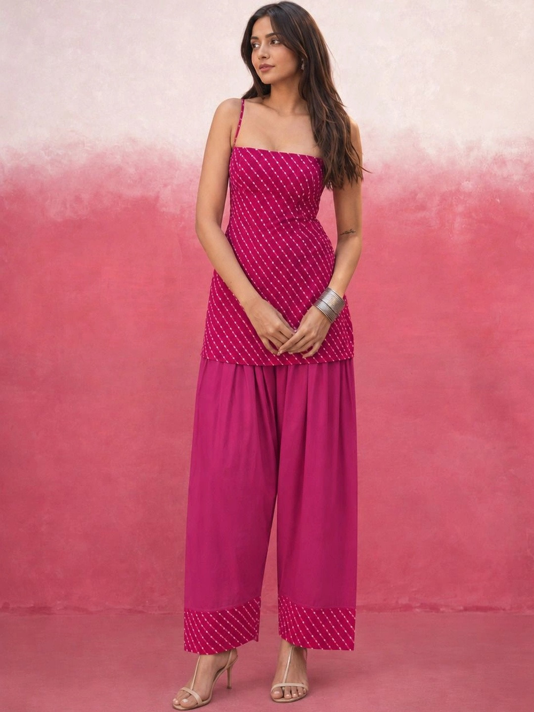 DEASHA INDIA Women Ethnic Motifs Printed Regular Kurta with Patiala