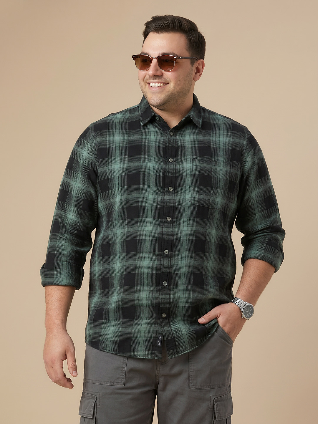 Sztori Tartan Checks Checked Casual Shirt