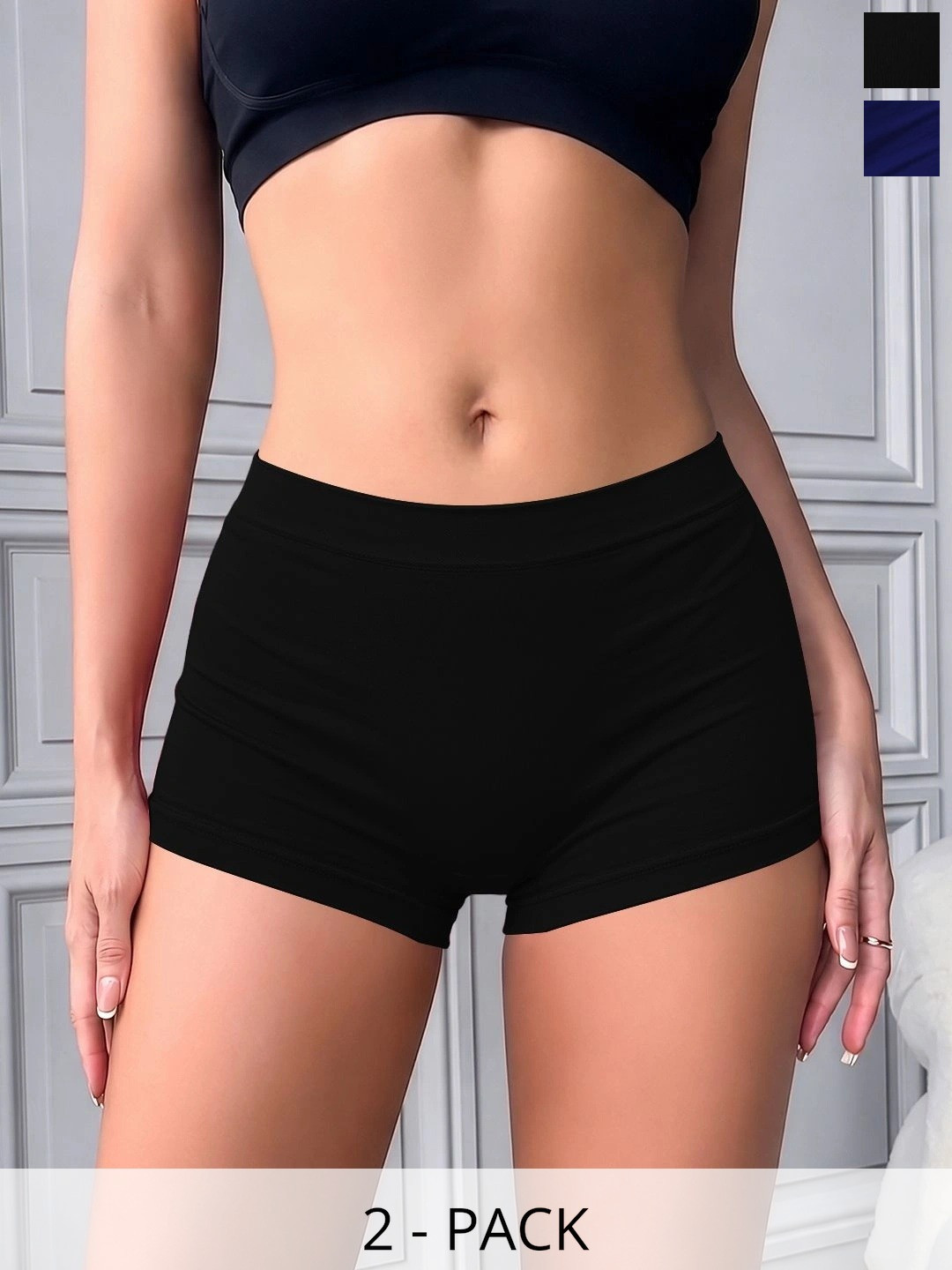 CORSICA Women Pack of 2 Seamless Boy Shorts