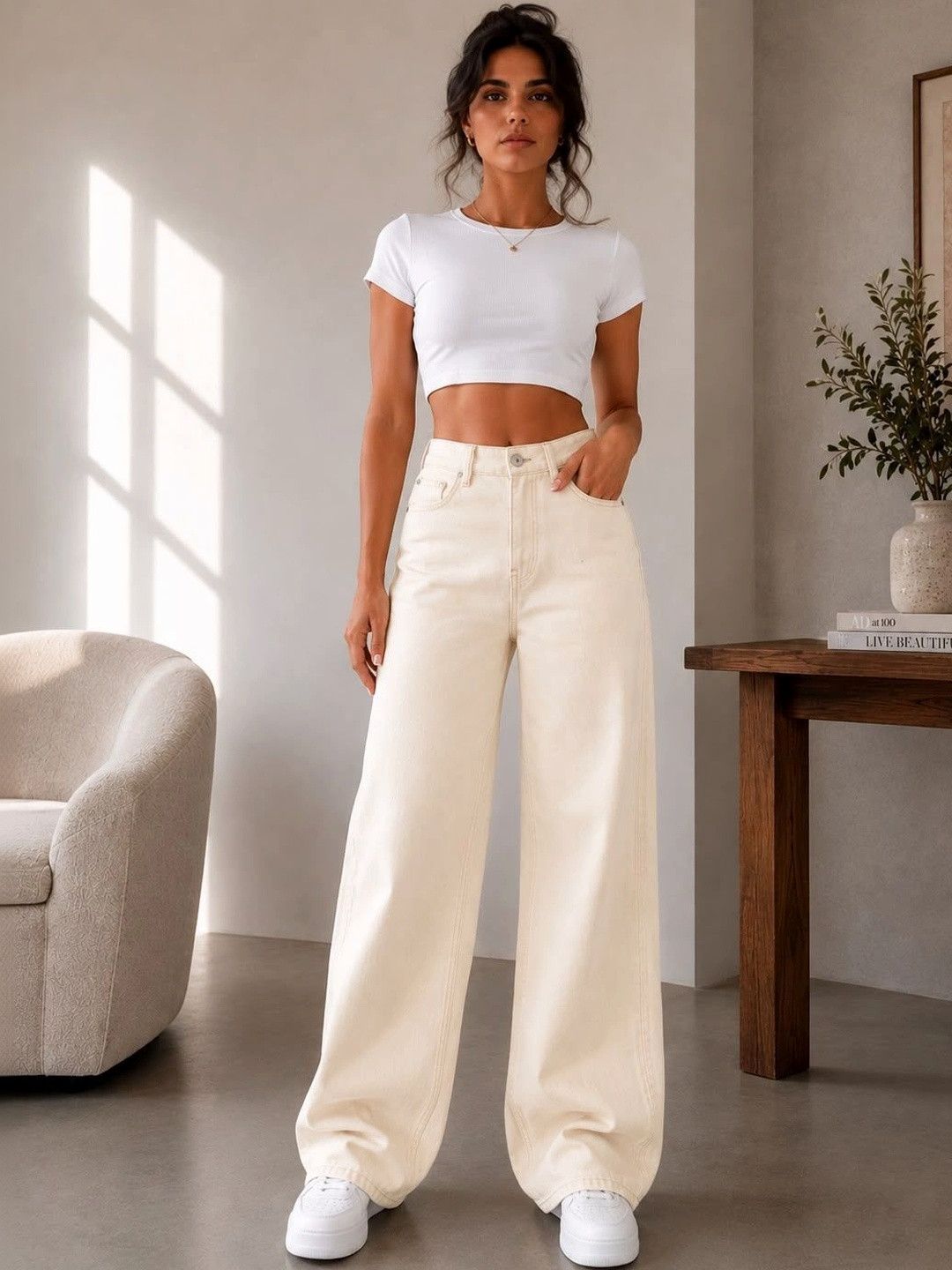 Tini Huggs Women High-Rise Jeans