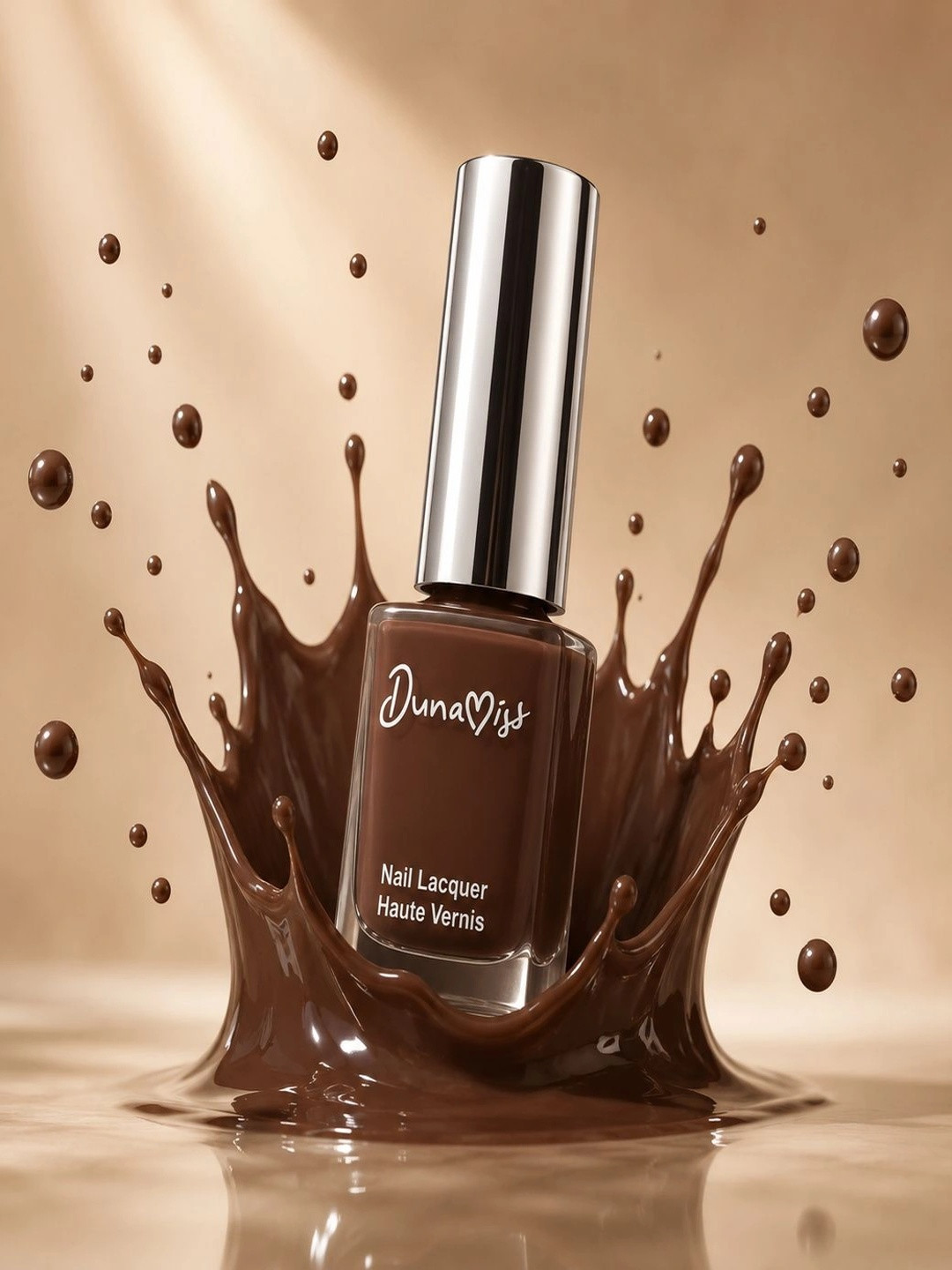 Dunamiss Cosmetics Long Lasting Vitamin E Nail Lacquer Cocoa Rush Rich Gloss 6 ml