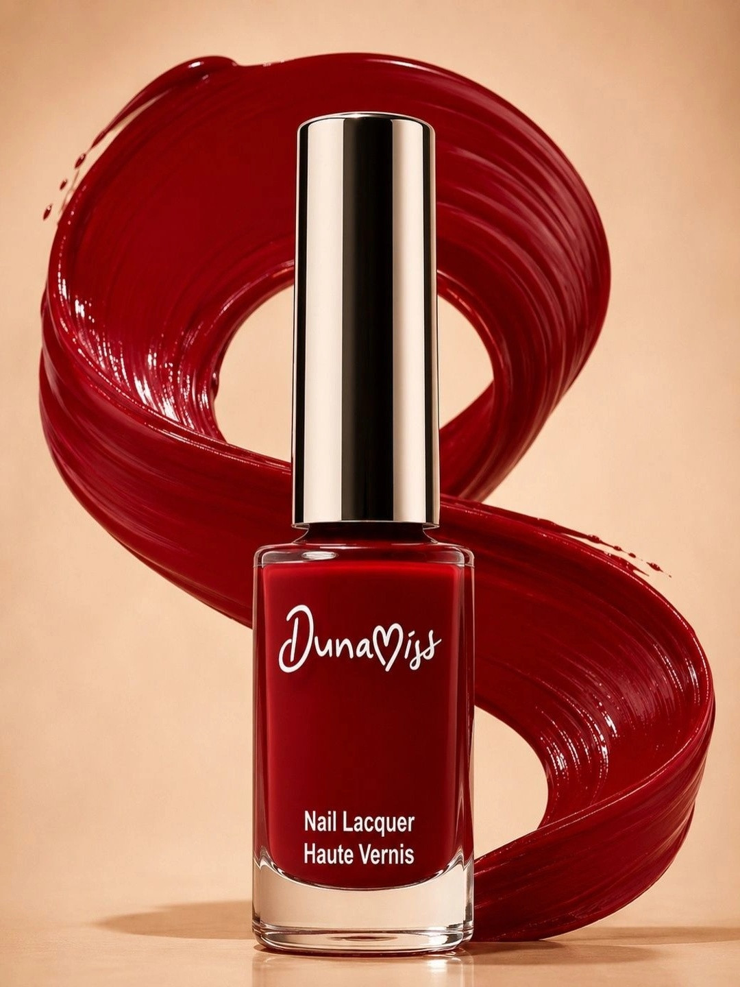 Dunamiss Cosmetics Long Lasting Vitamin E Nail Lacquer Mocha Glow Gloss Finish 6 ml