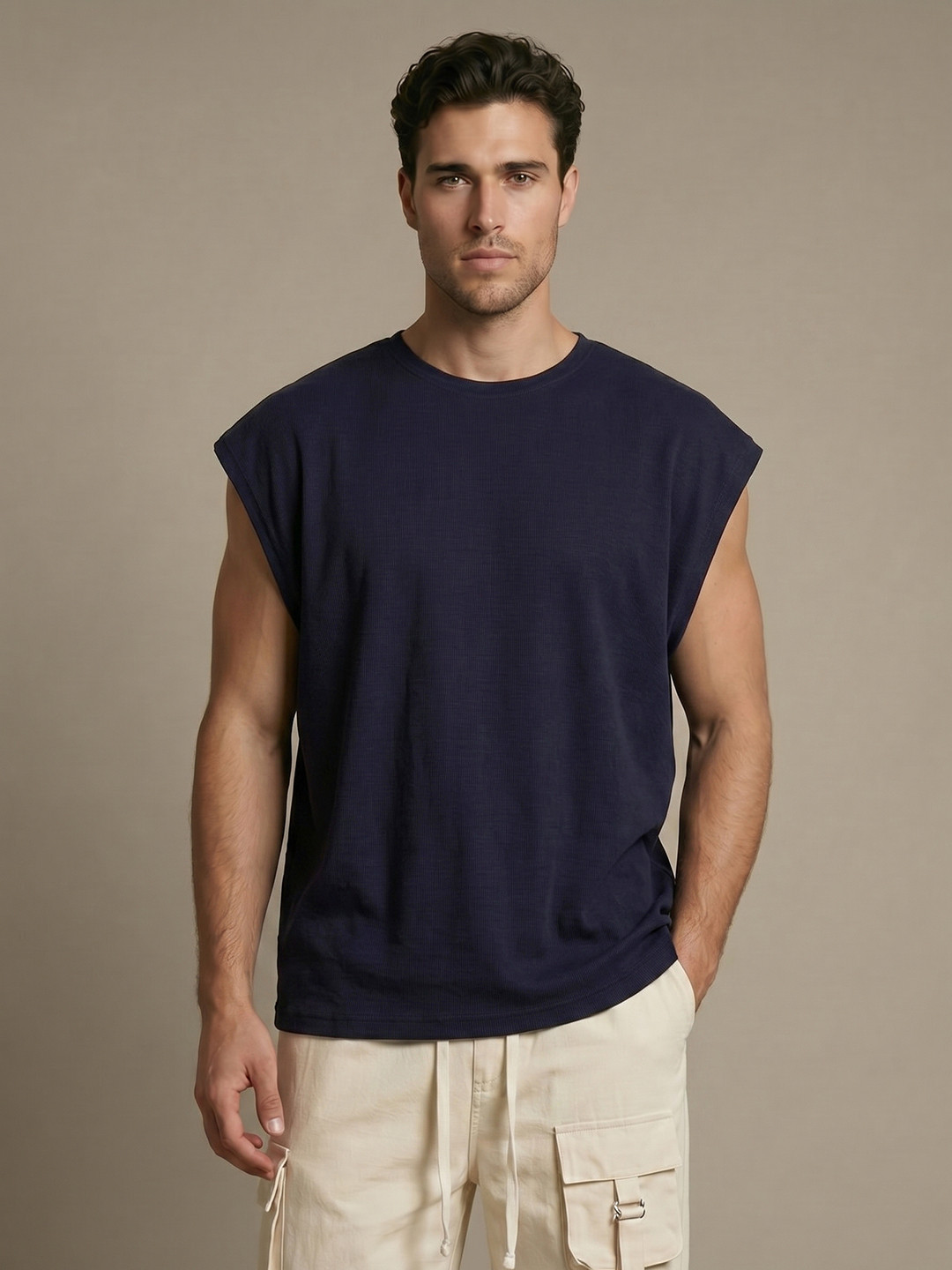 glitchez Round-Neck Oversized Fit T-shirt
