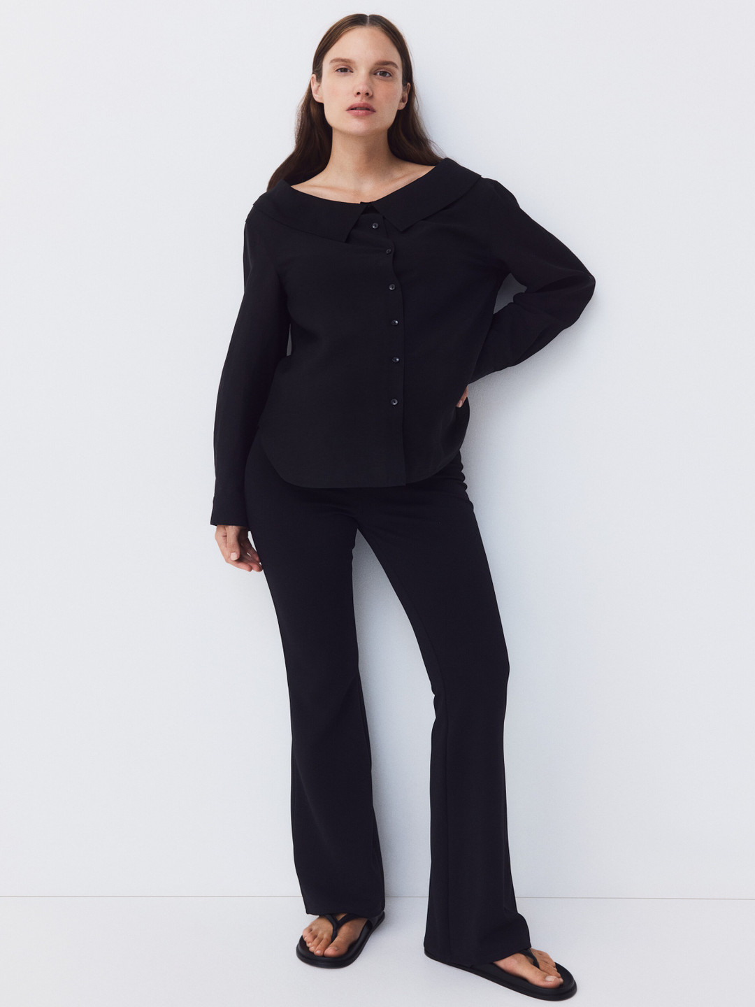 H&M Mama Flared Ponte Di Roma Leggings