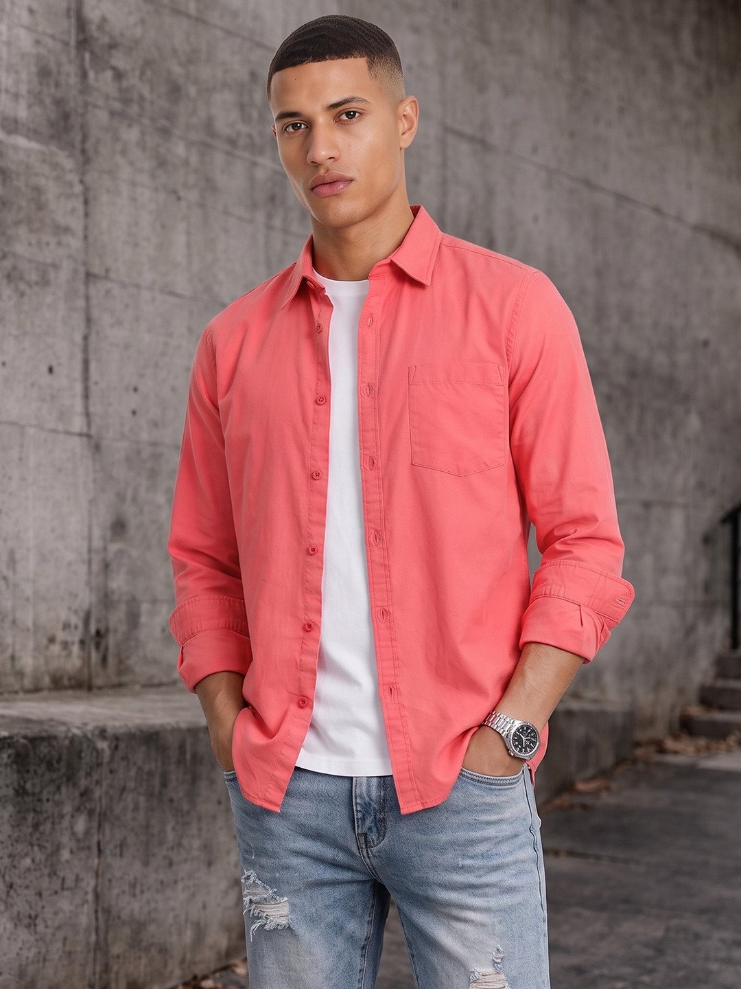 The Roadster Life Co. Pure Cotton Casual Shirt