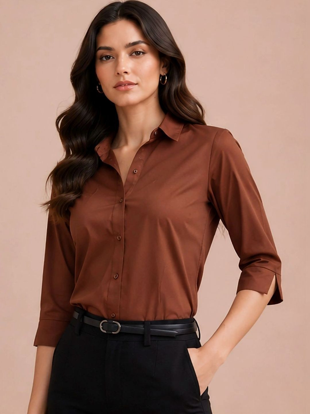 Zainab Women Slim Fit Formal Shirt
