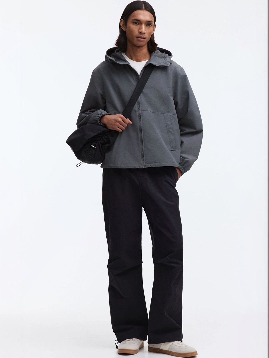 H&M Water-Repellent Nylon Windbreaker - Image 1