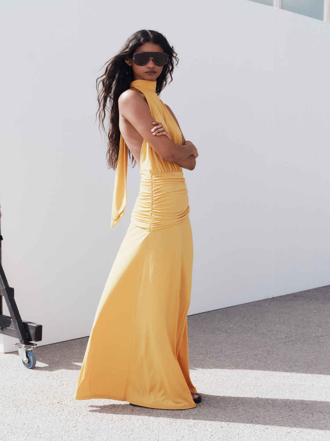 H&M Draped Halterneck Dress