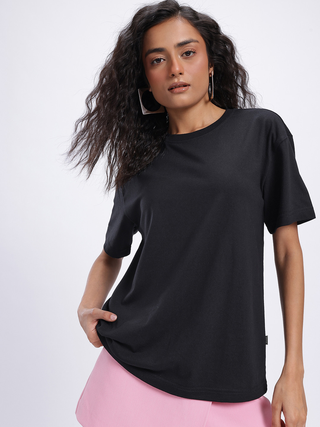 glitchez Drop-Sleeves Oversized T-shirt