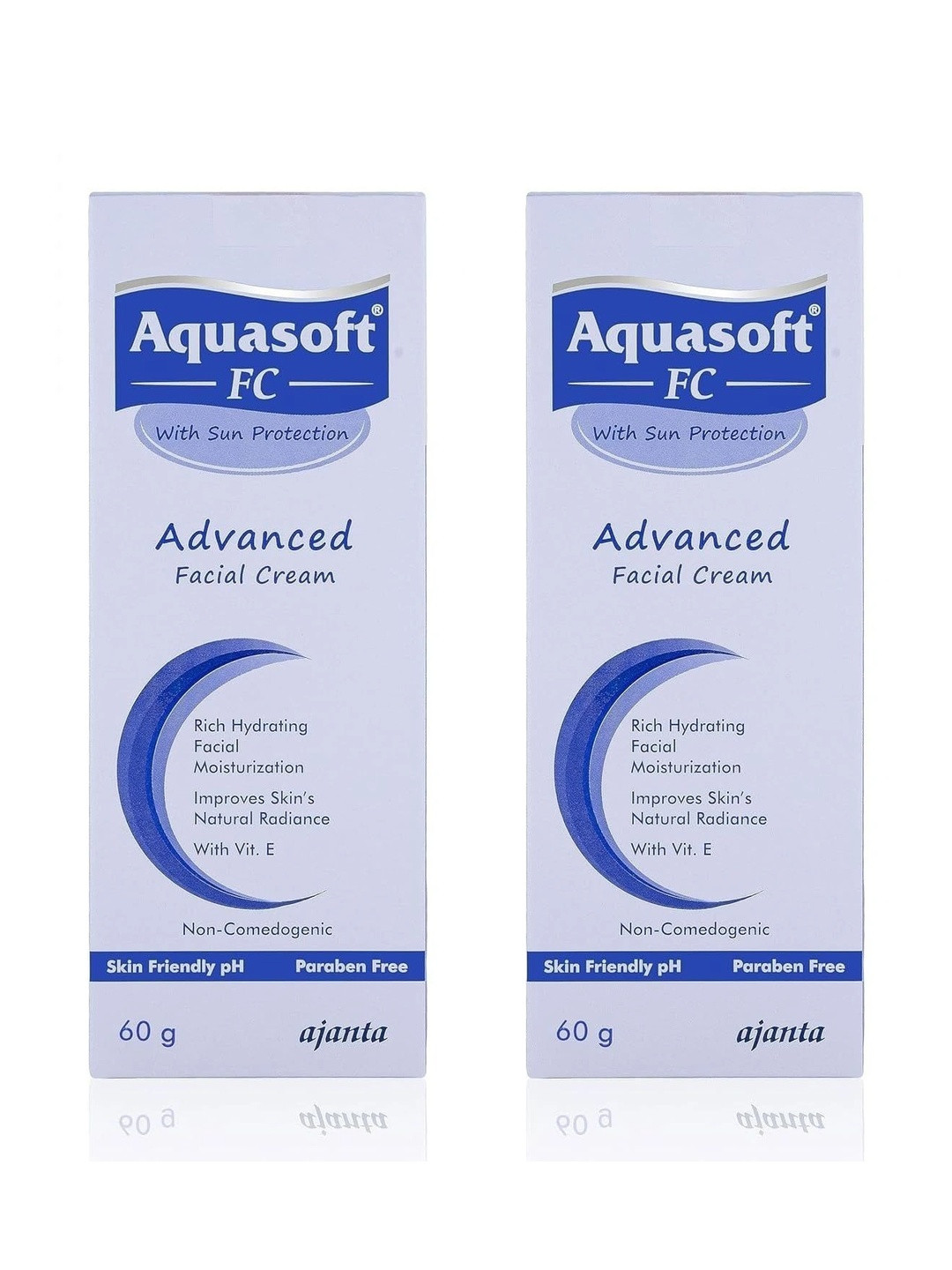 AQUASOFT Set Of 2 Advanced Facial Cream - 60 g Each
