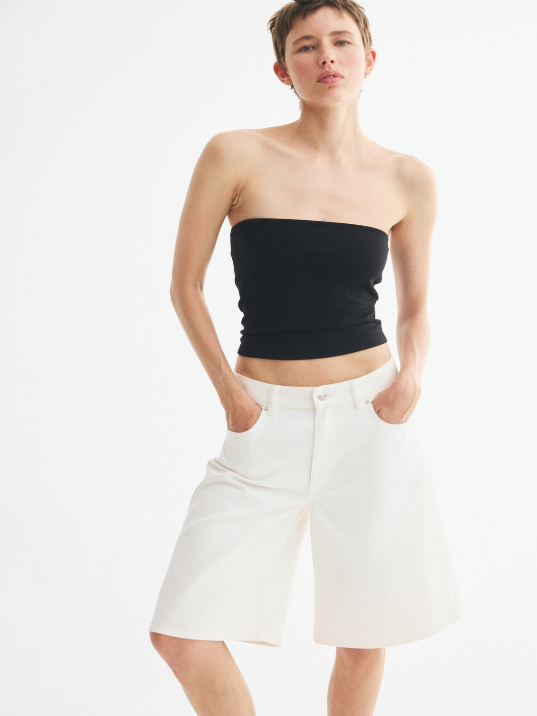 H&M Cotton Tube Top